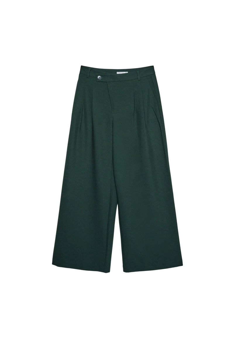 Повседневные брюки с запа́хом на поясе