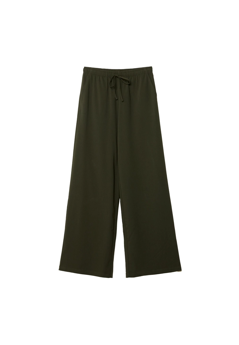 Длинные широкие нарядные брюки