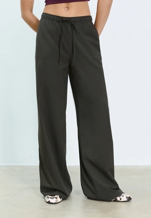 Длинные широкие нарядные брюки- Заказать в России