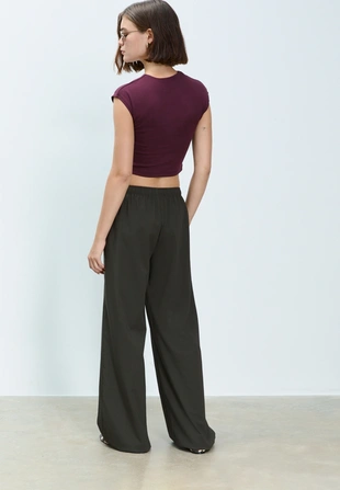 Длинные широкие нарядные брюки- Заказать в России