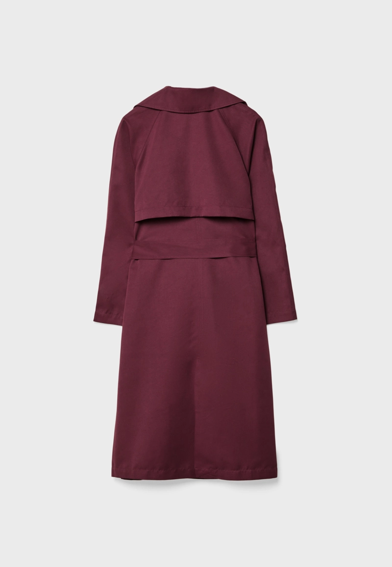 Длинный струящийся тренч оверсайз