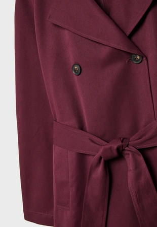 Длинный струящийся тренч оверсайз- Заказать в России