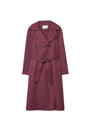 Длинный струящийся тренч оверсайз- Заказать в России