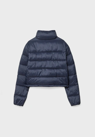 Стеганая куртка с высоким воротником- Заказать в России