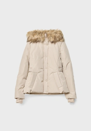 Стеганая куртка с капюшоном- Заказать в России