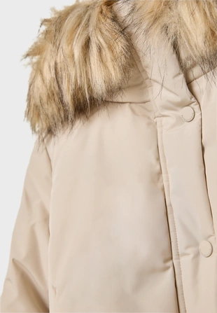 Стеганая куртка с капюшоном- Заказать в России