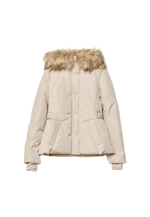 Стеганая куртка с капюшоном- Заказать в России