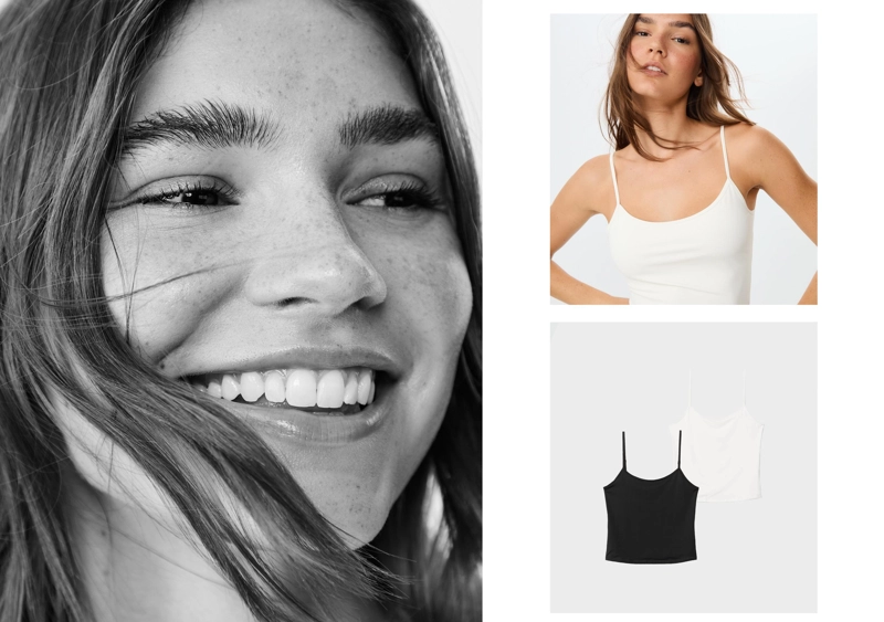 Набор из 2 базовых маек на бретелях