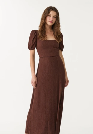 Длинное струящееся платье с перекрещенной спиной- Заказать в России