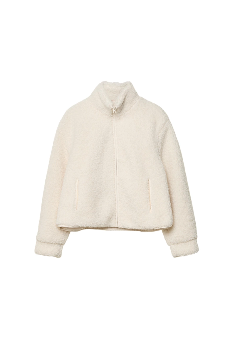 Куртка на молнии под искусственную овчину