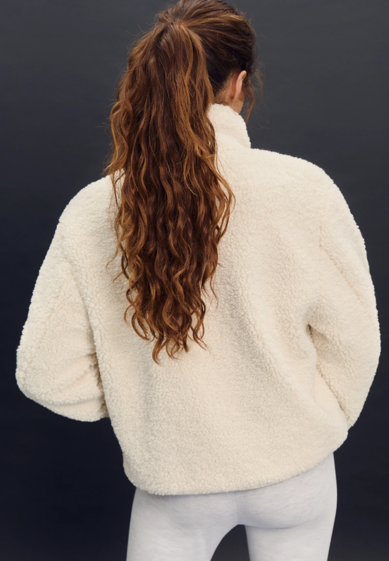 Куртка на молнии под искусственную овчину