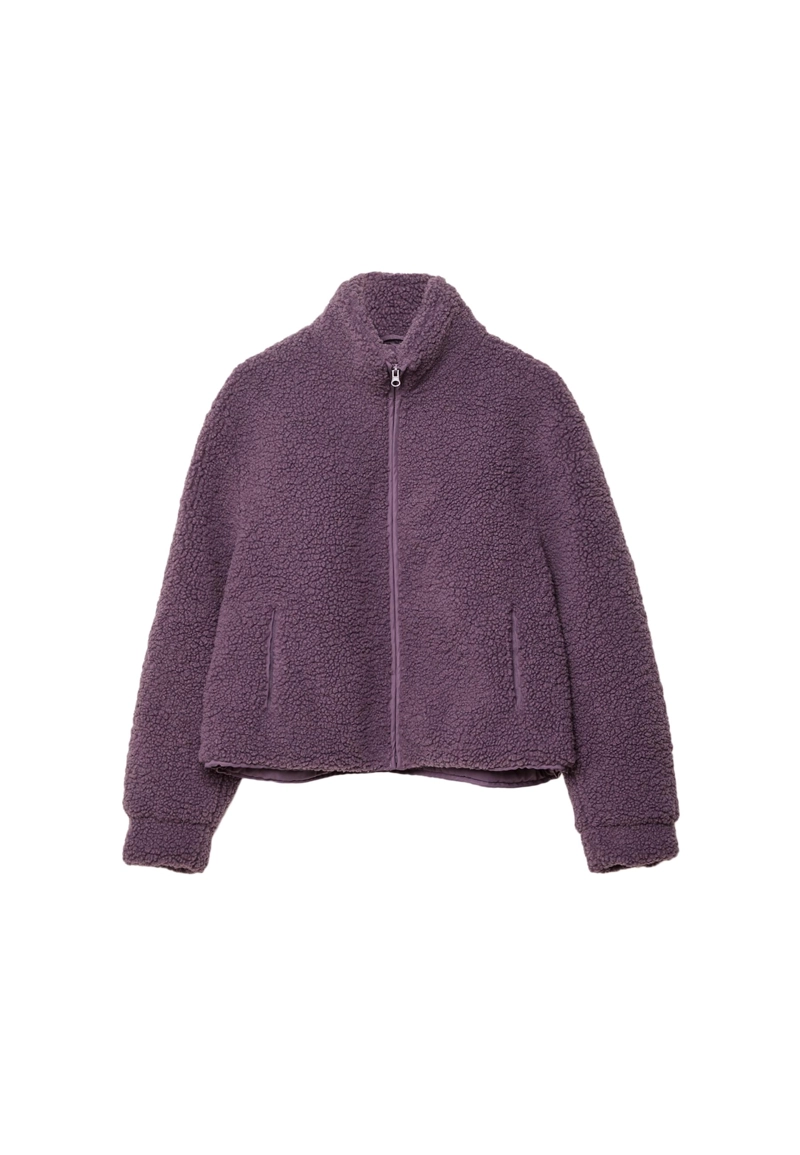 Куртка на молнии под искусственную овчину