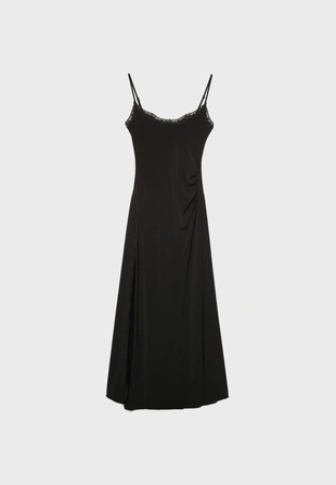 Длинное кружевное платье- Заказать в России