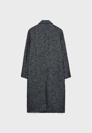 Пальто оверсайз в елочку- Заказать в России