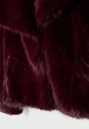 Укороченная куртка из искусственного меха- Заказать в России