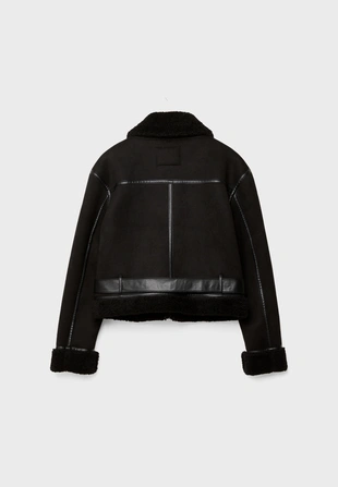 Двусторонняя короткая куртка-авиатор- Заказать в России