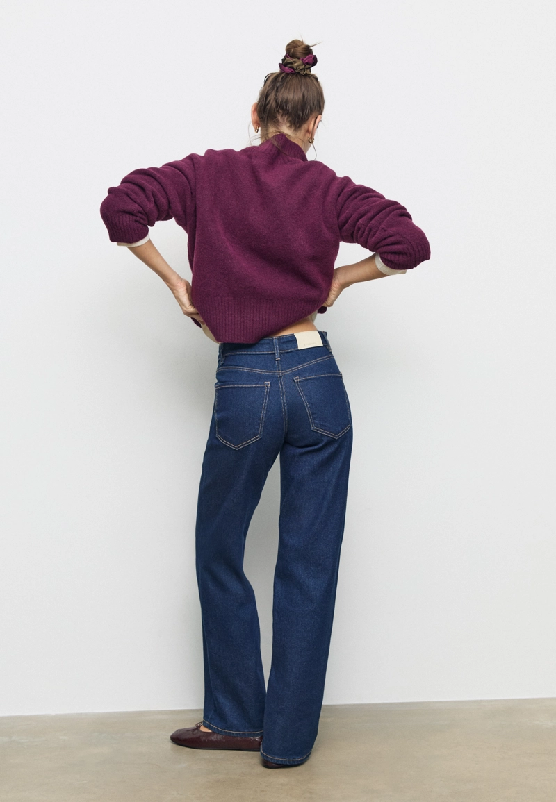 Джинсы прямого кроя