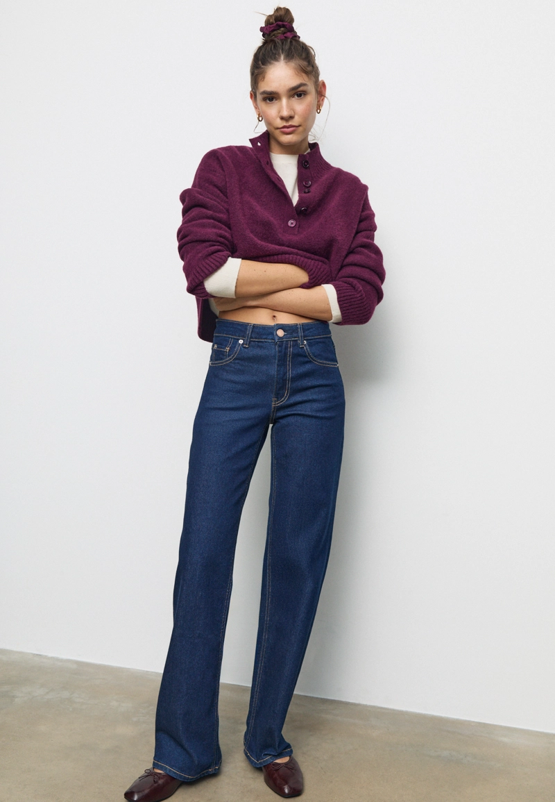 Джинсы прямого кроя