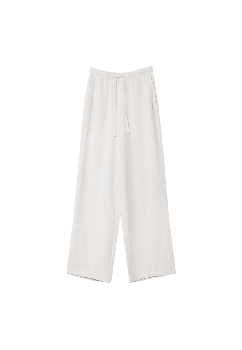 Струящиеся брюки с льном