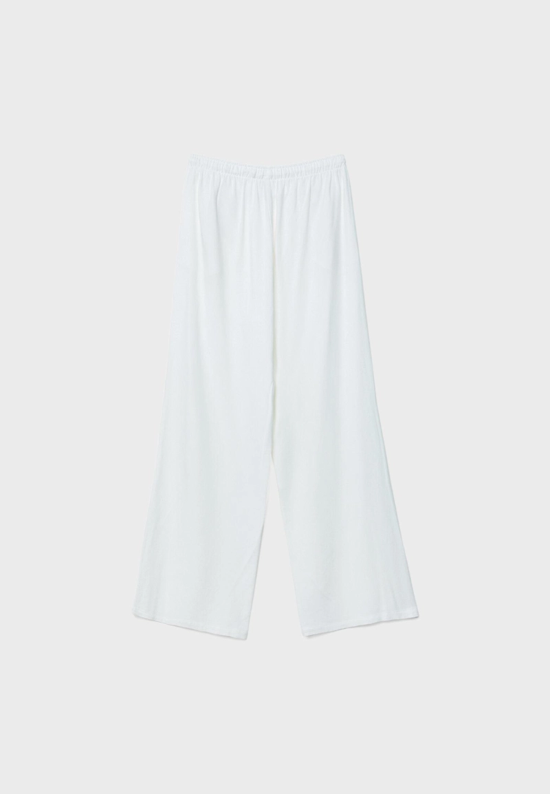 Струящиеся брюки с льном