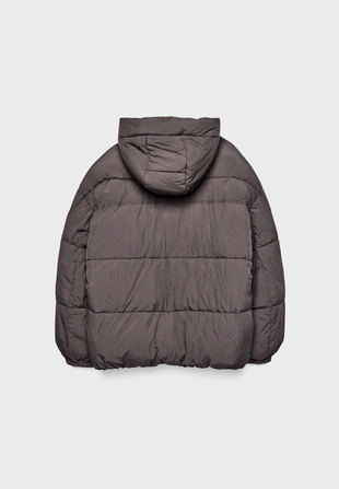 Стеганая куртка с капюшоном- Заказать в России