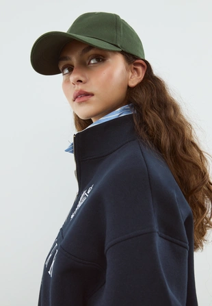 Толстовка на молнии с вышивкой- Заказать в России