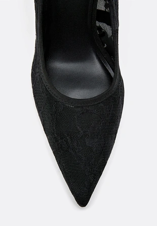LACE HIGHHEEL SHOES- Заказать в России