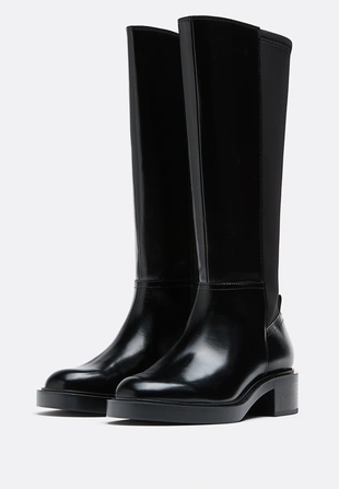 Плоские сапоги для верховой езды- Заказать в России