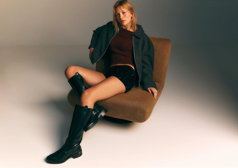 Жокейские ботинки на плоской подошве