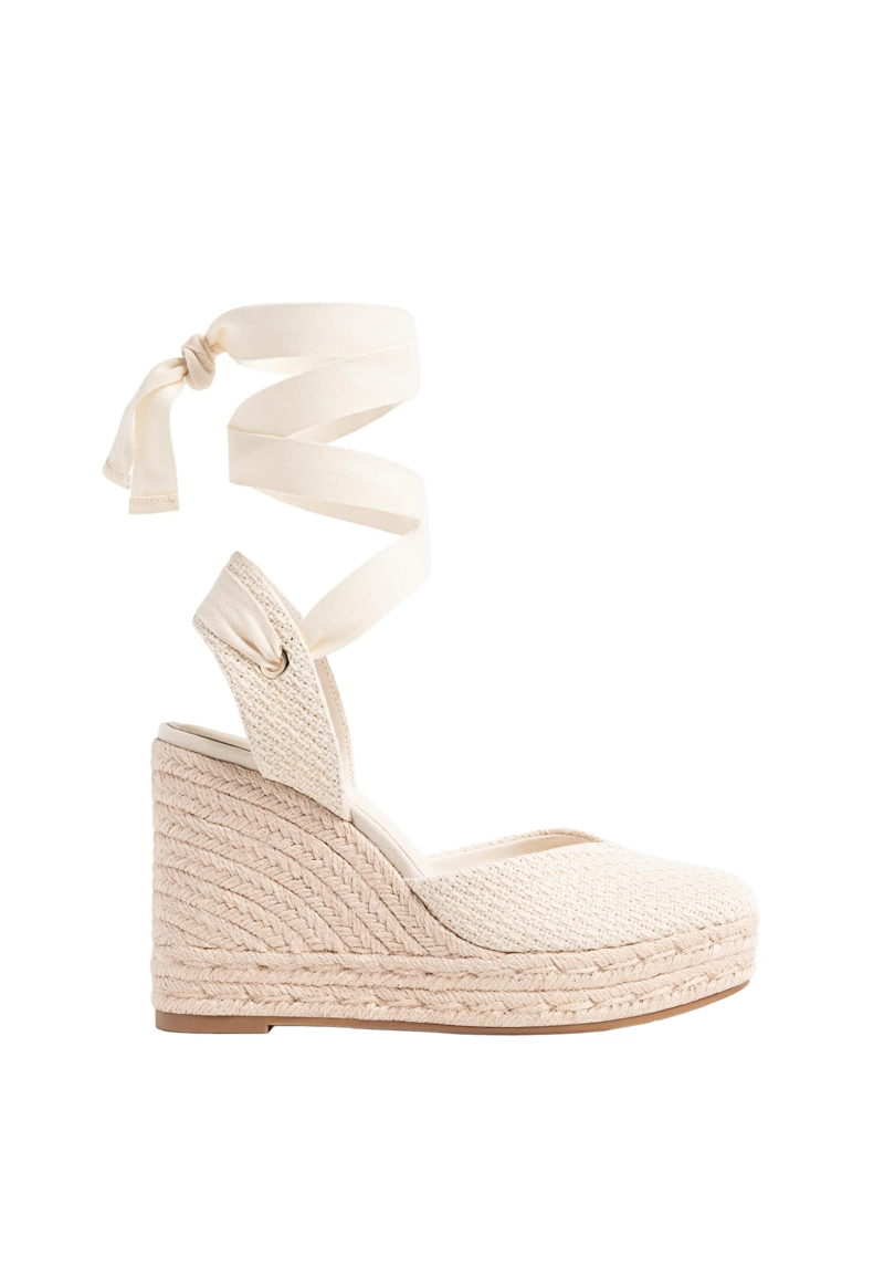 Текстурные джутовые танкетки