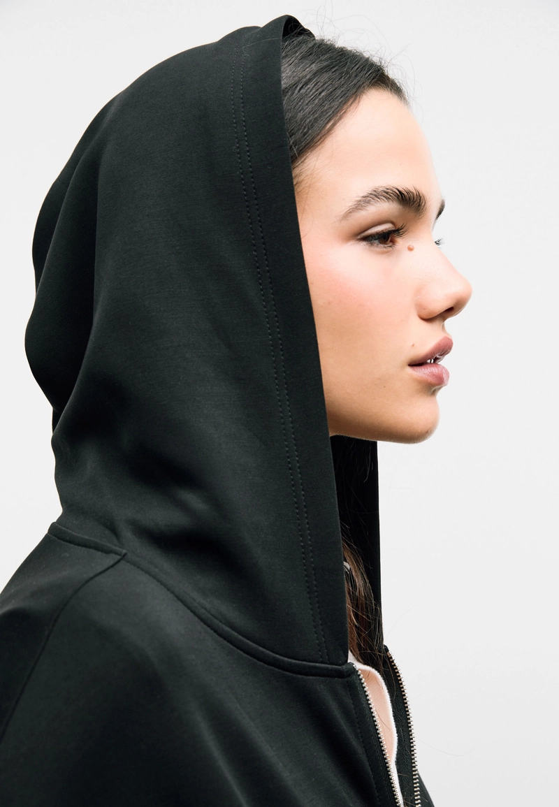 Толстовка с капюшоном с объемной отделкой, мягкая на ощупь