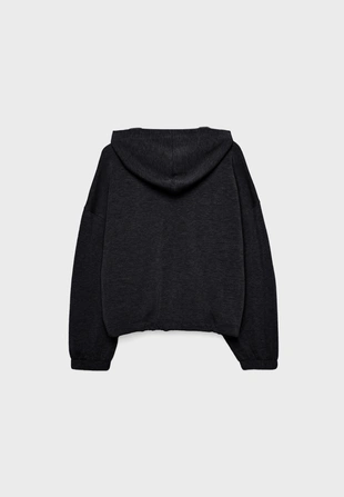 Толстовка с капюшоном с объемной отделкой, мягкая на ощупь- Заказать в России