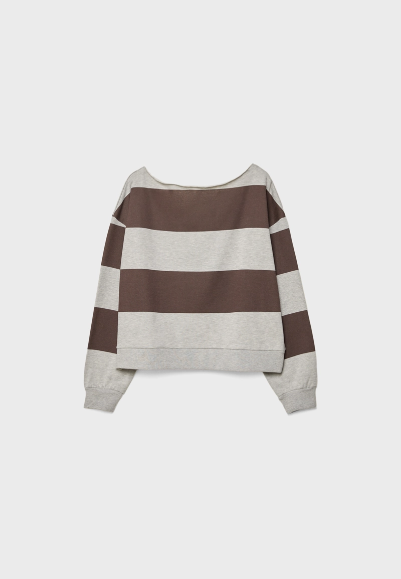 Базовая толстовка с асимметричным вырезом