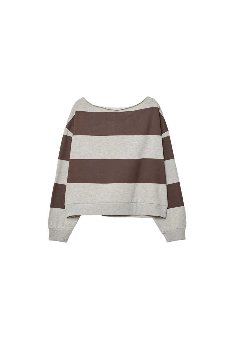 Базовая толстовка с асимметричным вырезом