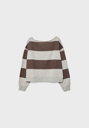 Базовая толстовка с асимметричным вырезом- Заказать в России