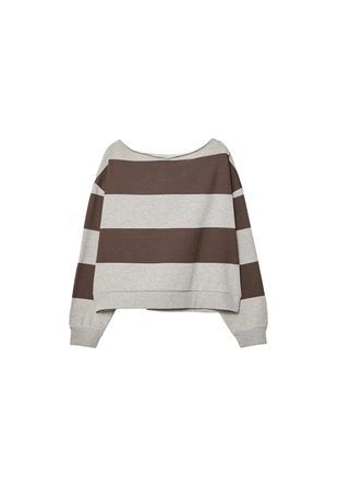 Базовая толстовка с асимметричным вырезом- Заказать в России