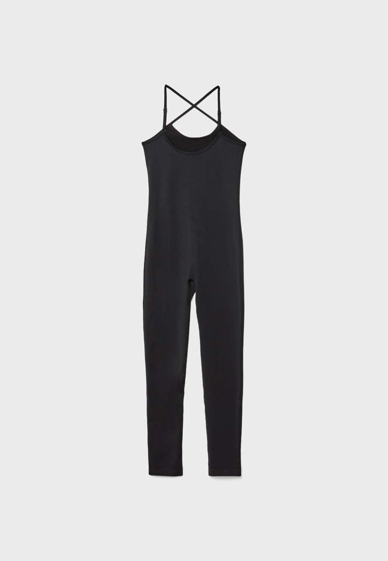 Длинный бесшовный комбинезон