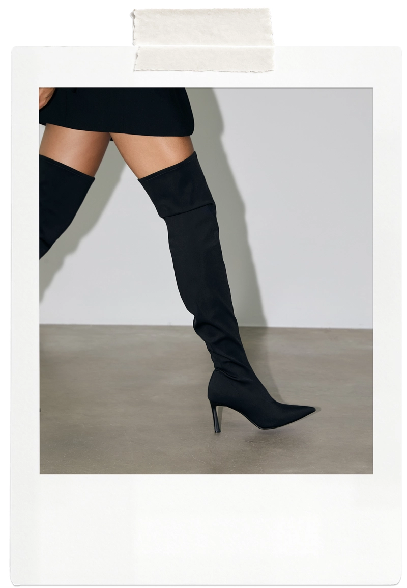 Сапоги на каблуке XL