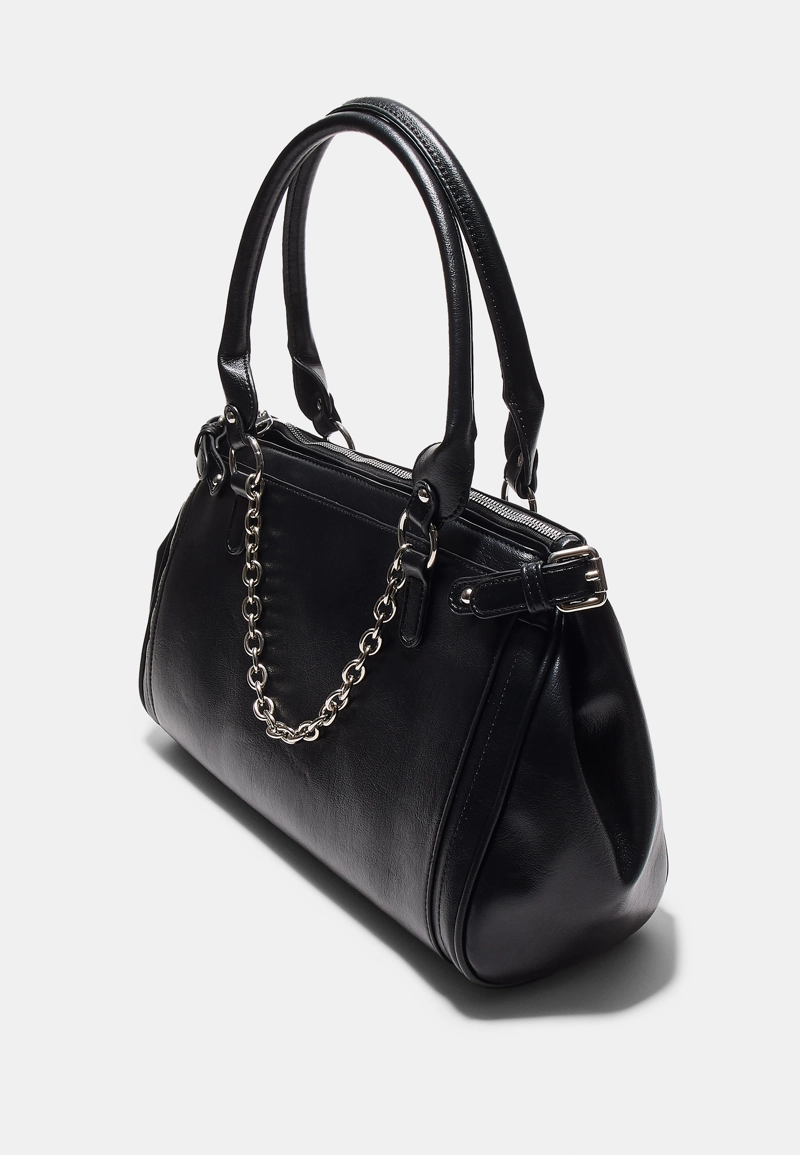 Сумка на плечо из искусственной кожи с цепочкой