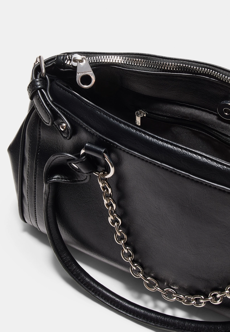Сумка на плечо из искусственной кожи с цепочкой