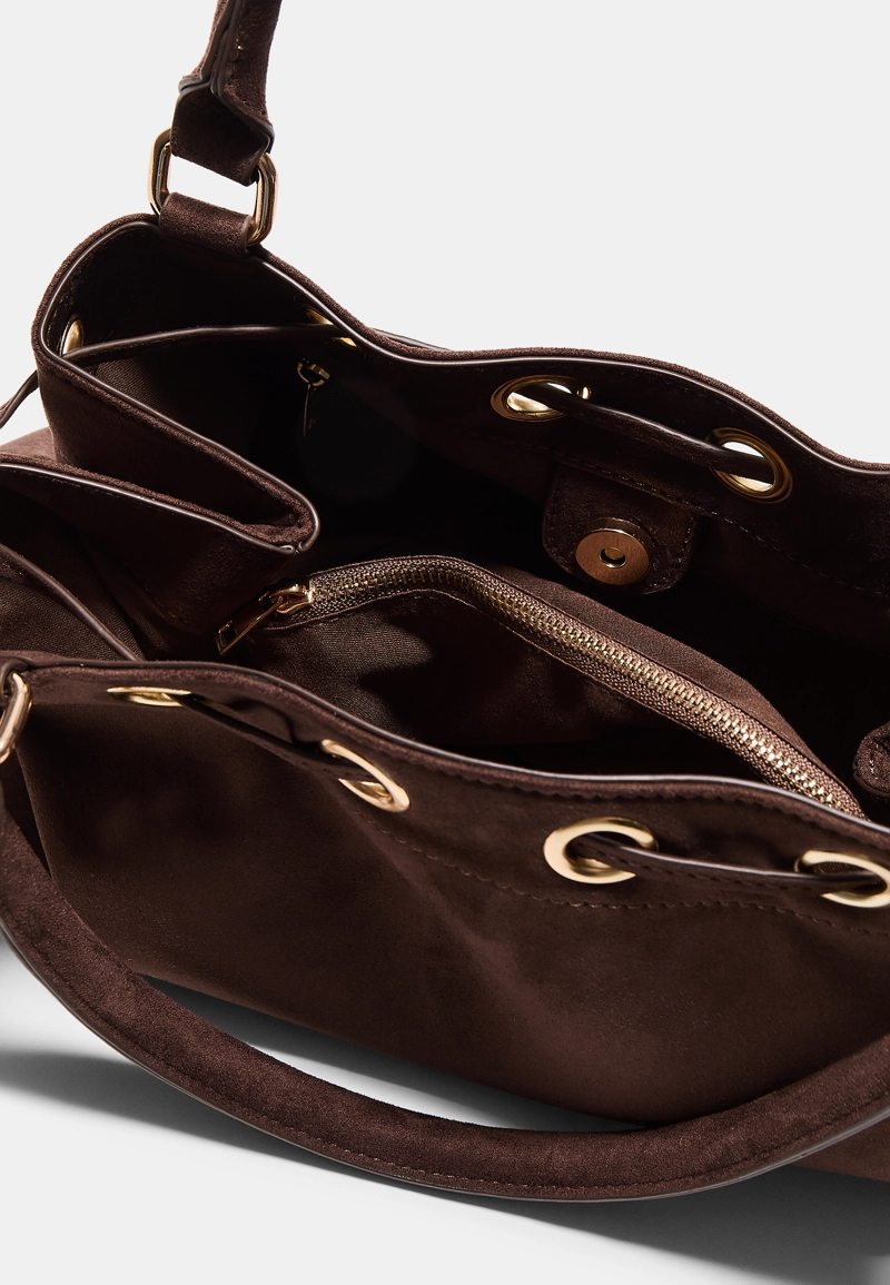 Сумка на плечо с люверсами