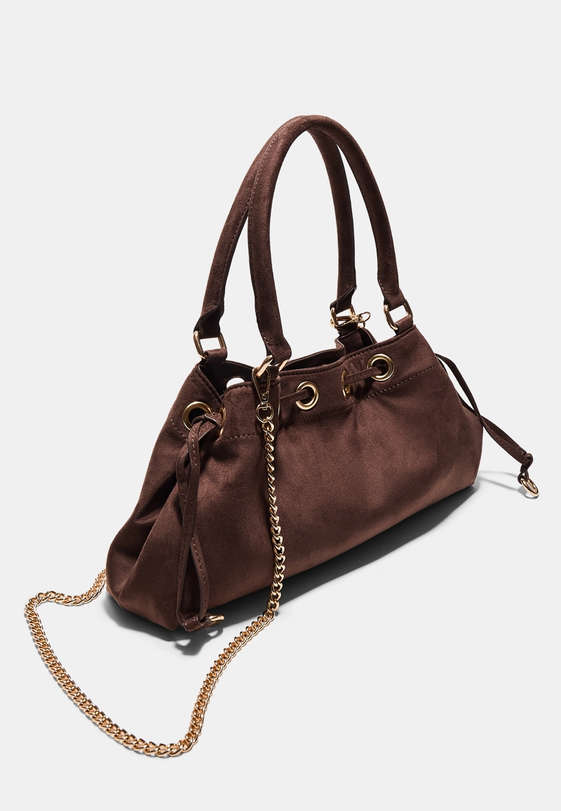 Сумка на плечо с люверсами