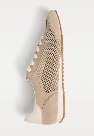 Перфорированные кожаные кеды- Заказать в России