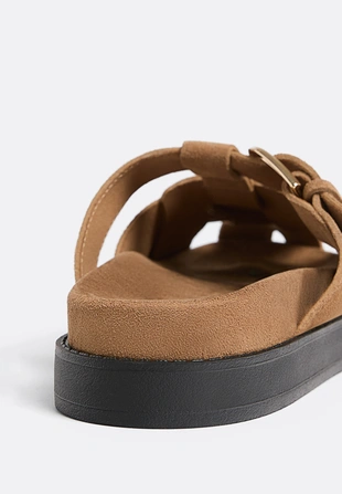 Кожаные сандалии-«крабики»- Заказать в России