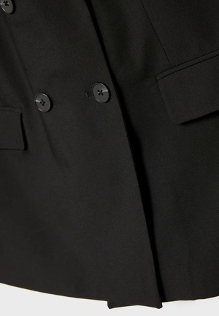 Двубортный пиджак на пуговицах- Заказать в России