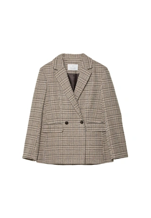 Пиджак классического кроя в клетку- Заказать в России