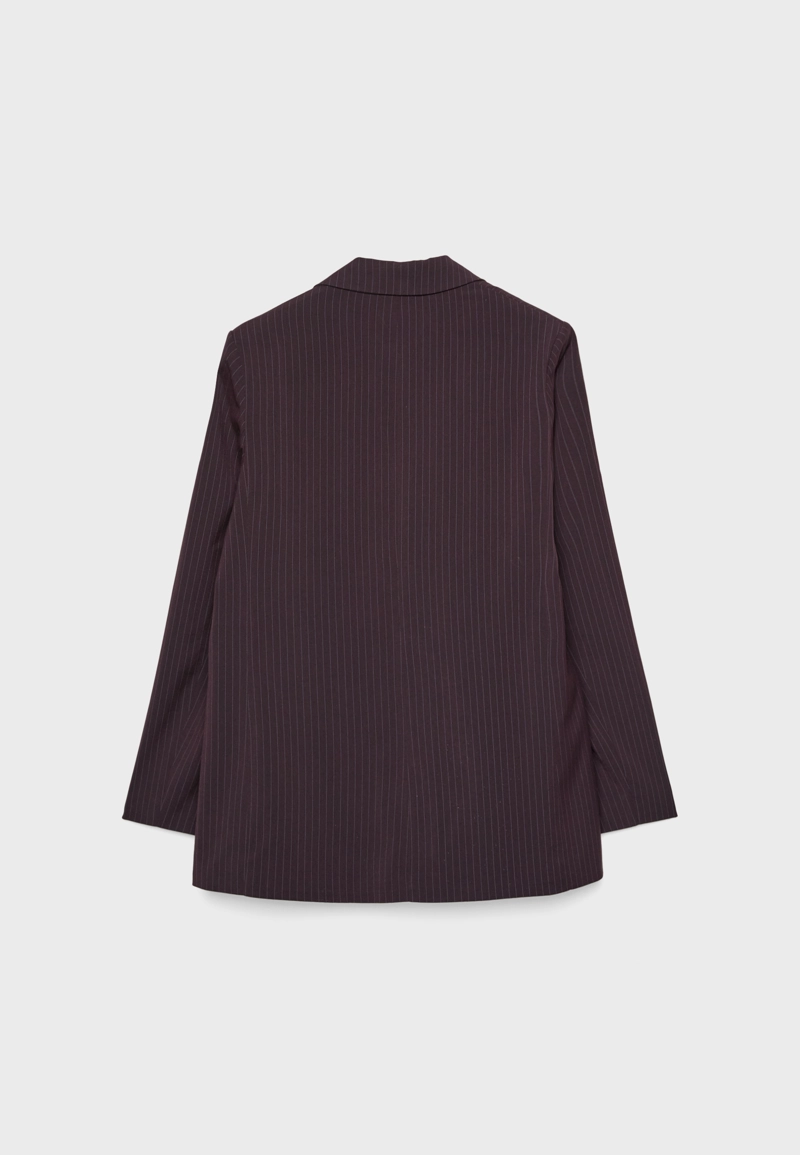 Пиджак открытого типа в полоску