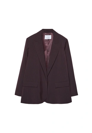 Пиджак открытого типа в полоску- Заказать в России