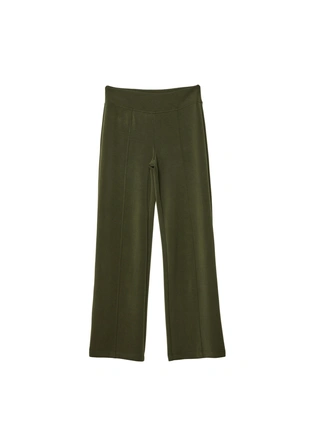 Прямые брюки-джоггеры с мягкой текстурой и складками- Заказать в России