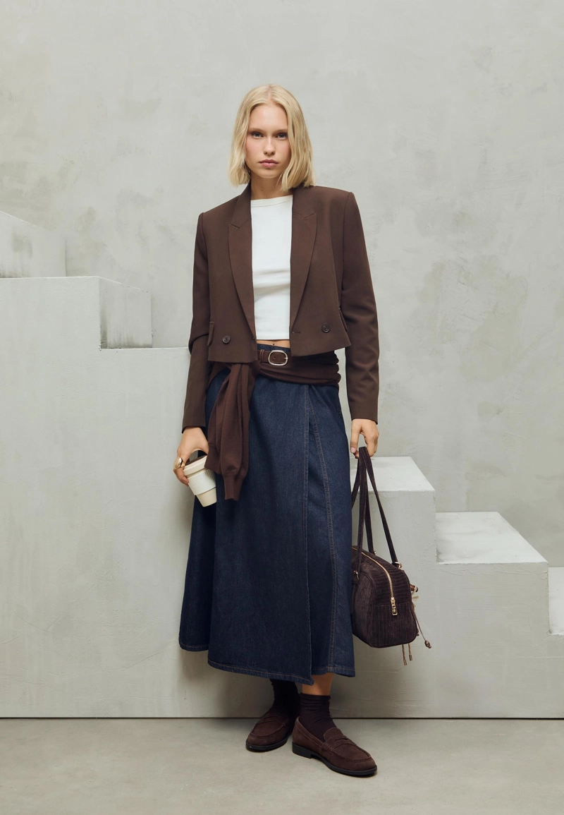 Кожаные лоферы на тонкой подошве